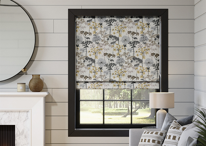 Hedgerow, Charcoal - Twist&Fit Roman Blind - Image 3